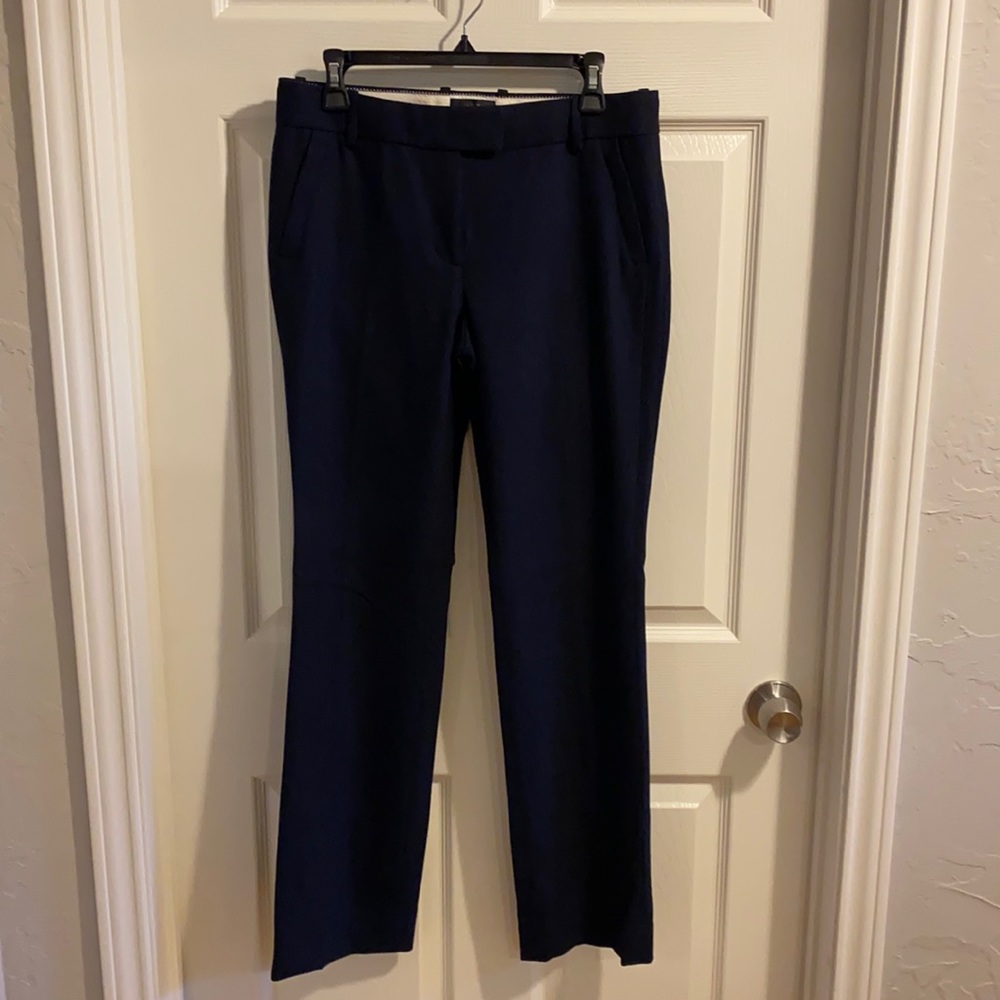 J Crew Campbell straight leg pants size 6 - dark navy